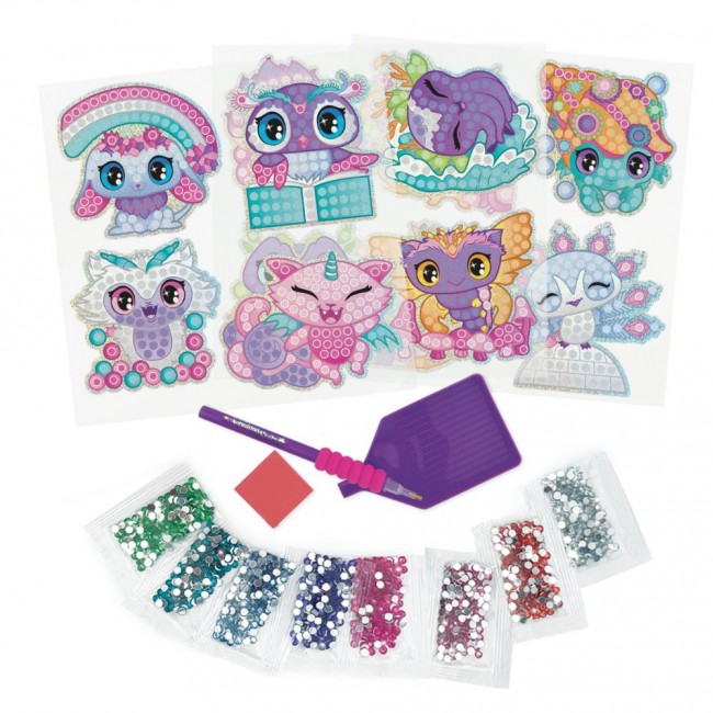 Kreatywne naklejki do ozdabiania z kryształkami Nebulous Stars 7+