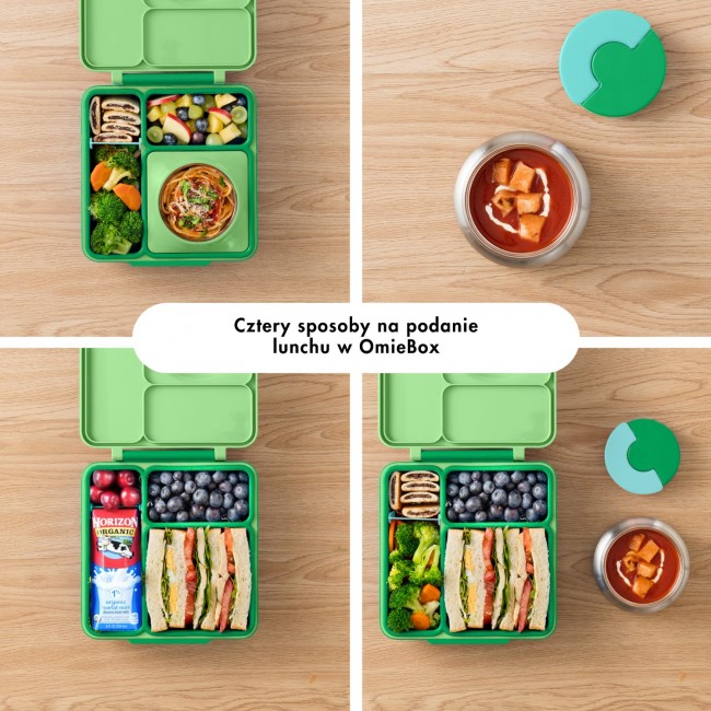 Lunchbox z termosem OmieBox OMIE - Apple Green