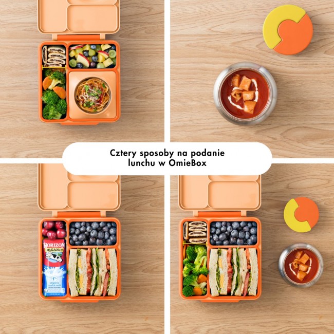 Lunchbox z termosem OmieBox OMIE - Poppy Orange