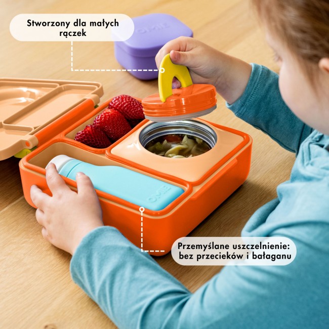 Lunchbox z termosem OmieBox OMIE - Poppy Orange