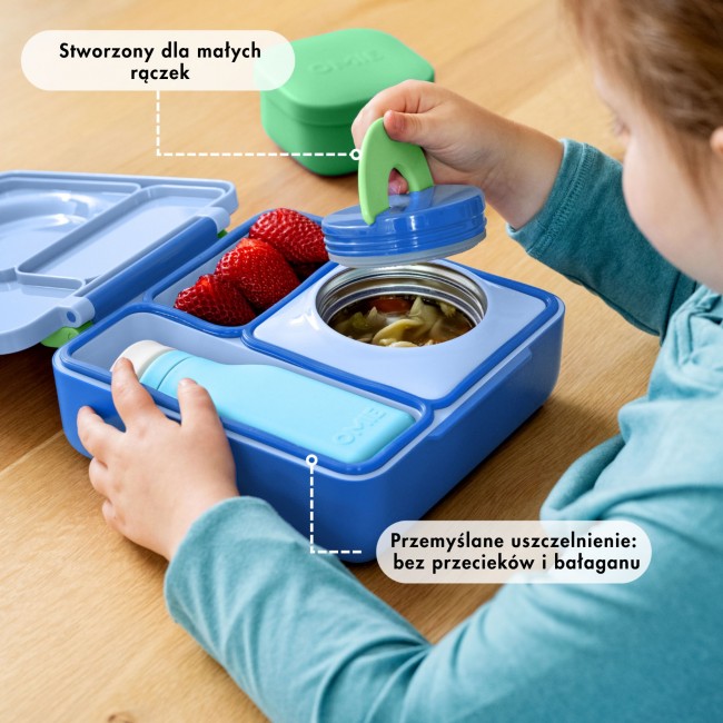 Lunchbox z termosem OmieBox OMIE - Sea Blue