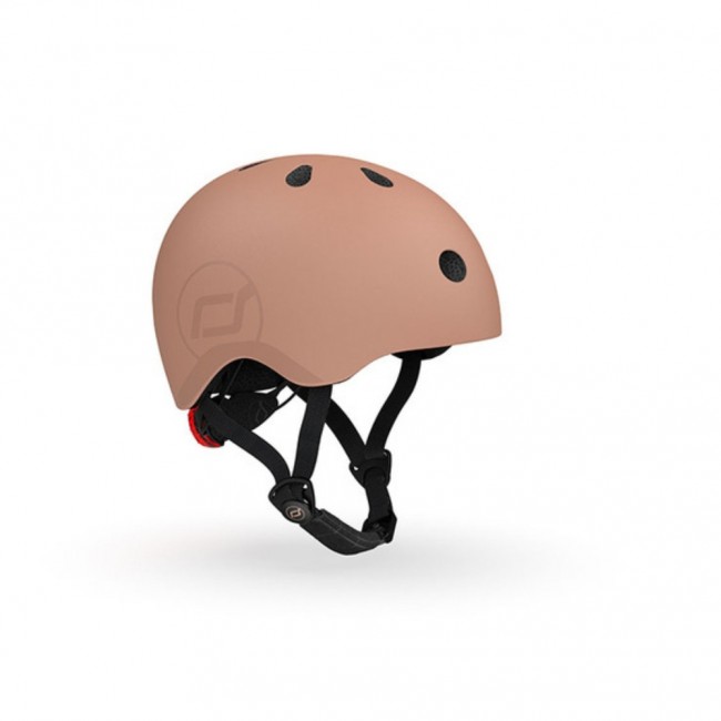 Kask dla dzieci SCOOTANDRIDE  S-M 3+ - Mocha