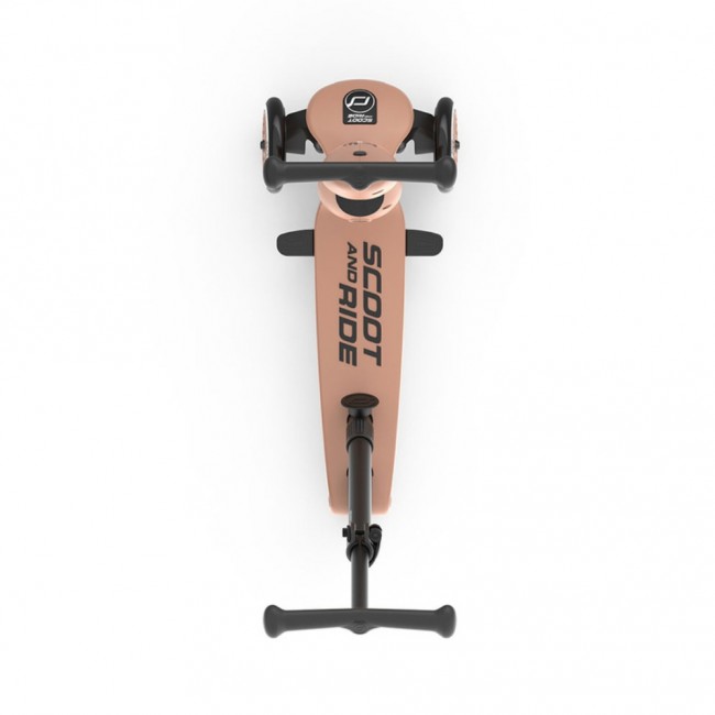 Jeździk i hulajnoga z rączką do prowadzenia Highwaykick 1 Push and Go 2w1 SCOOTANDRIDE 1-5 lat - Mocha