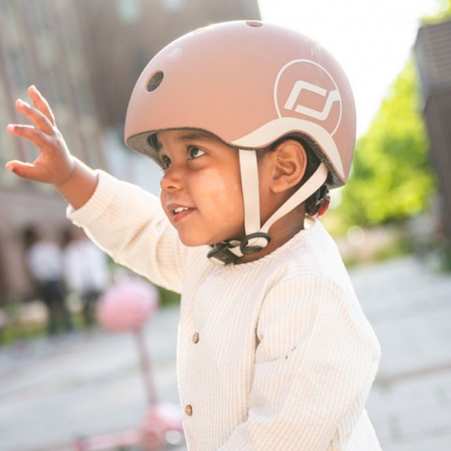 Kask dla dzieci SCOOTANDRIDE XXS-S 1-5 lat - Mocha