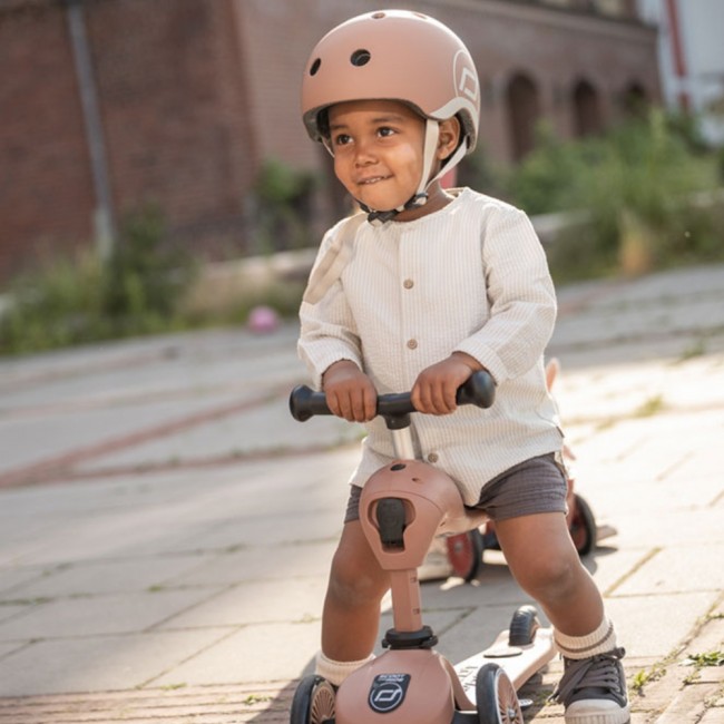 Kask dla dzieci SCOOTANDRIDE XXS-S 1-5 lat - Mocha