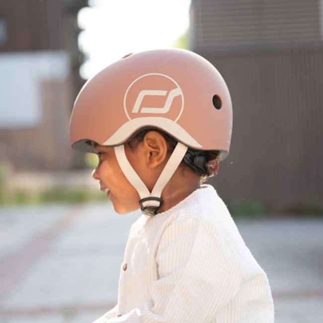 Kask dla dzieci SCOOTANDRIDE XXS-S 1-5 lat - Mocha