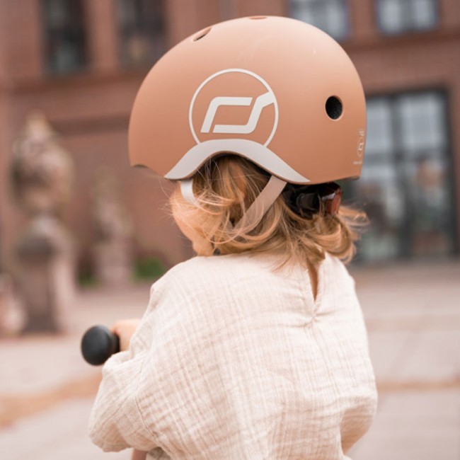 Kask dla dzieci SCOOTANDRIDE XXS-S 1-5 lat - Mocha