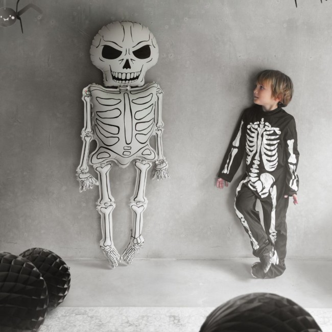 Balon foliowy Party Deco - Kościotrup XXL 46 x 129 cm