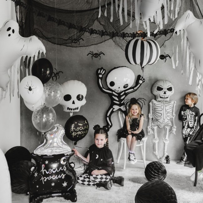 Balon foliowy Party Deco - Kościotrup XXL 46 x 129 cm