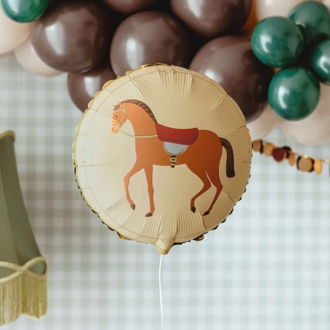 Balon foliowy Party Deco - Konik 45 cm