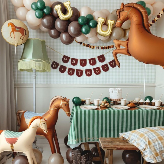 Balon foliowy Party Deco - Konik 45 cm