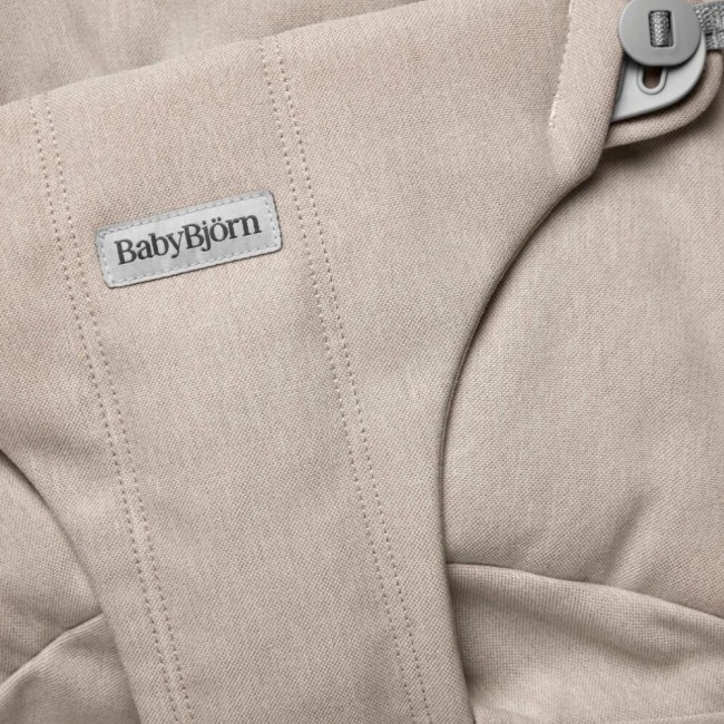 Leżaczek BABYBJORN BLISS WOVEN - Jasny Beż melanż