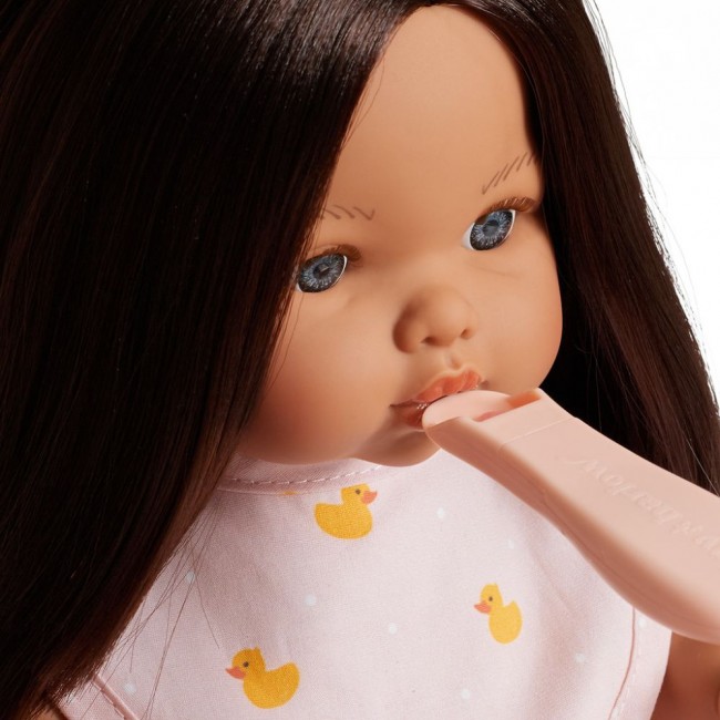 Magiczny słoiczek Tiny Tummies z łyżeczką do karmienia lalek Tiny Harlow - Truskawka