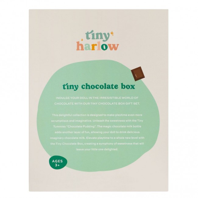 Zestaw Tiny Tummies magiczna butelka i słoiczek Tiny Harlow - Chocolate Box