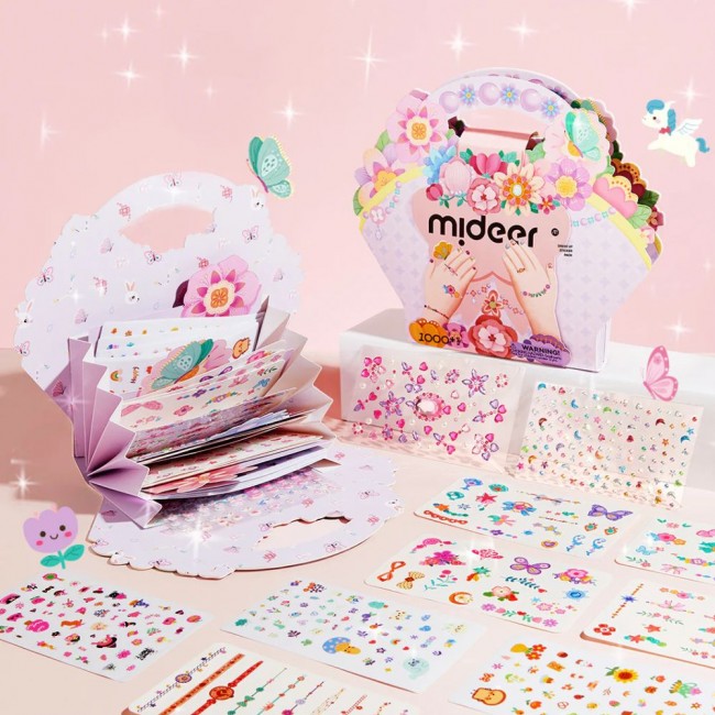 Zestaw naklejek i tatuaży mideer - Ogród Elfów