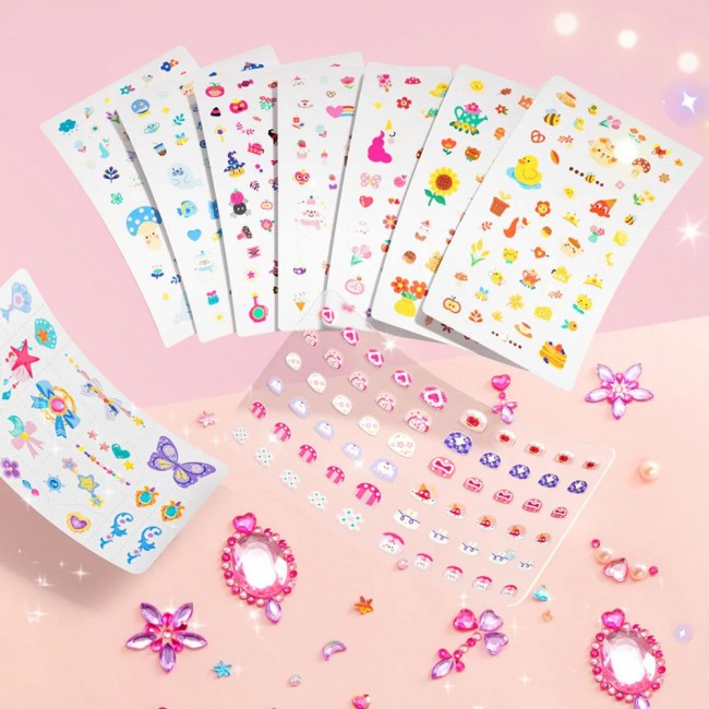 Zestaw naklejek i tatuaży mideer - Ogród Elfów