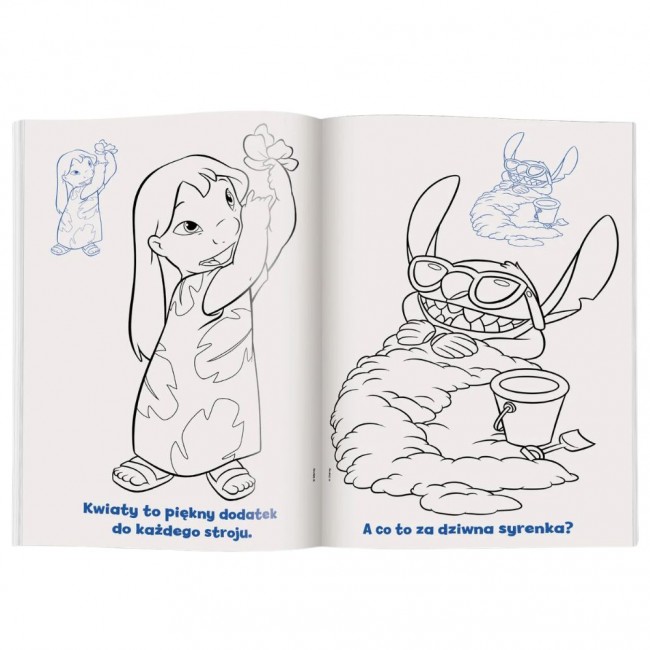 Kolorowanka z naklejkami Stich Wydawnictwo Ameet