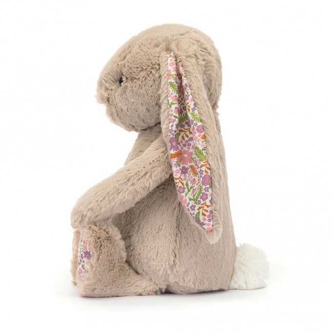 Pluszowy królik z kwiecistymi uszami Petal Jellycat - beżowy 31 cm