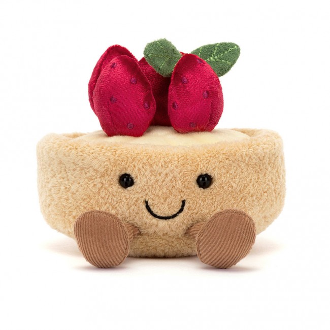 Pluszowa Zabawna Tarta Truskawkowa Jellycat 11 cm