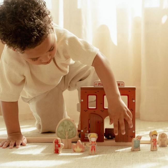 Drewniana remiza strażacka Little Dutch