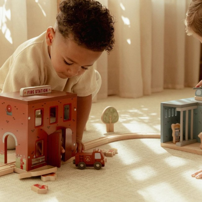 Drewniana remiza strażacka Little Dutch