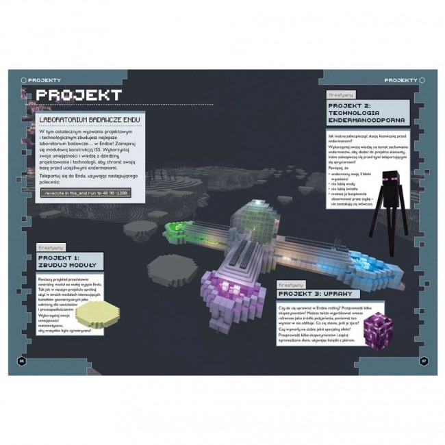 Książka "Minecraft. Projektowanie i technologia" Wydawnictwo Harperkids