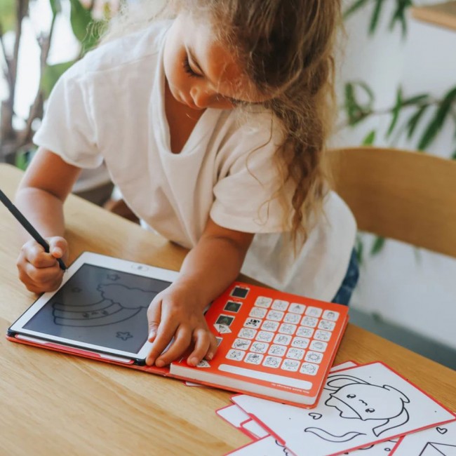 Podświetlany tablet do rysowania Kidydraw Mini Kidywolf - Kawai