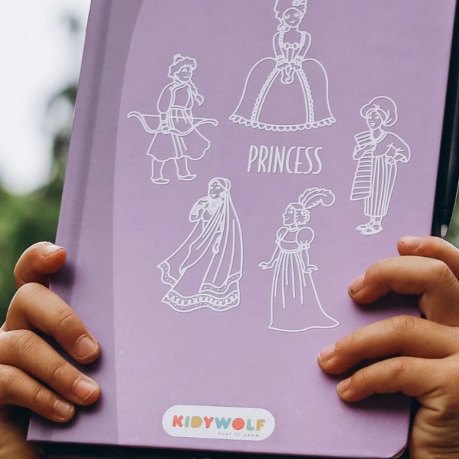 Podświetlany tablet do rysowania Kidydraw Mini Kidywolf - Księżniczki
