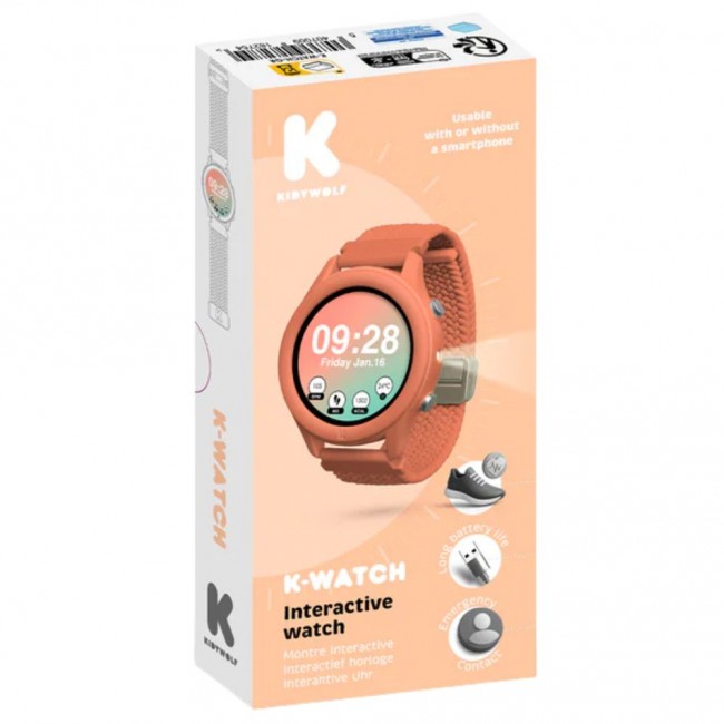 Zegarek Smartwatch Kidywolf - pomarańczowy
