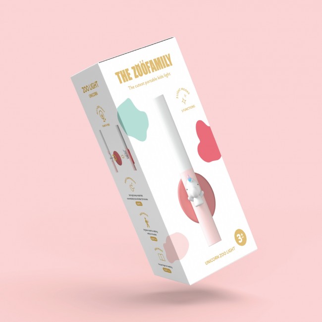 Przenośna lampka Zoo Light The Zoofamily - Jednorożec