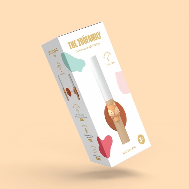 Przenośna lampka Zoo Light The Zoofamily - Lis