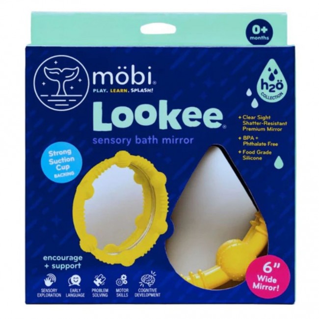 Sensoryczne lusterko do kąpieli Mobi - Lookee