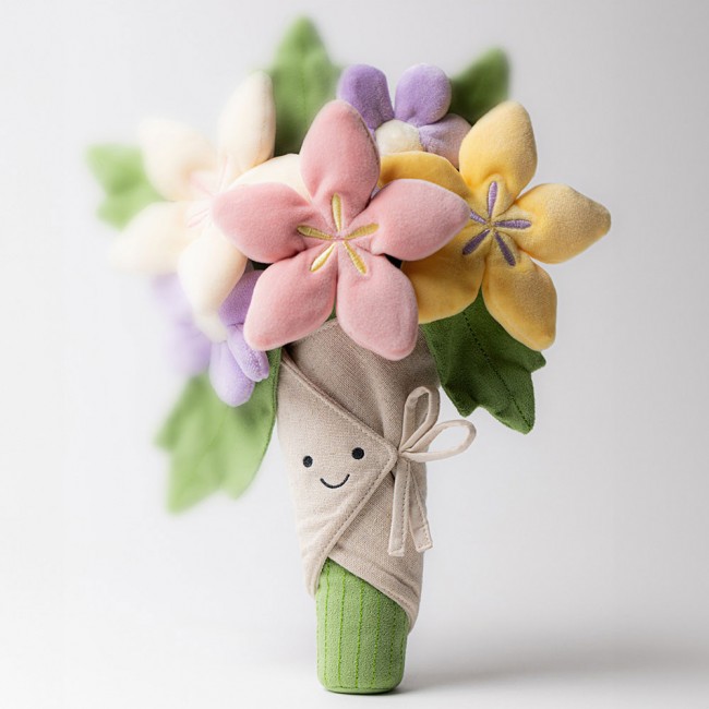 Pluszowy Wesoły Bukiet Kwiatów Jellycat 31 cm