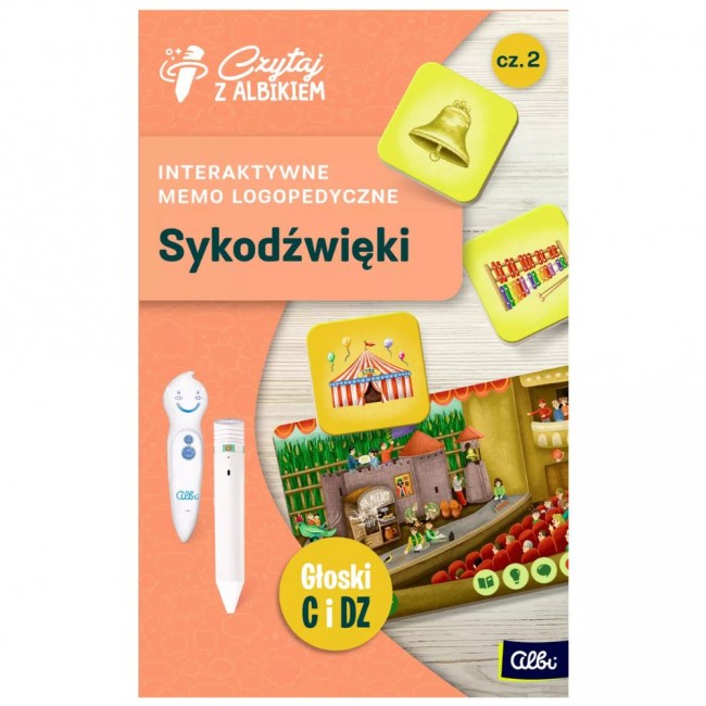 Memo logopedyczne Czytaj z Albikiem Albi - Sykodźwięki cz. 2
