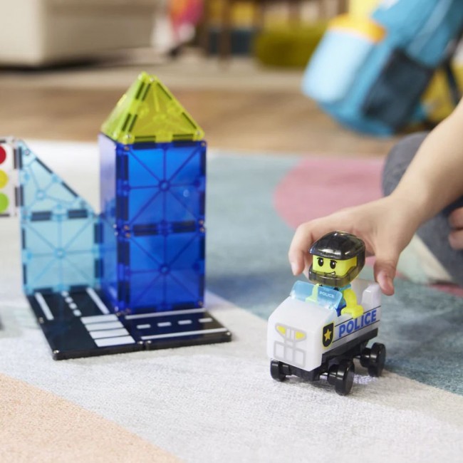 Klocki magnetyczne MAGNA-TILES - Police Patrol 20 el.