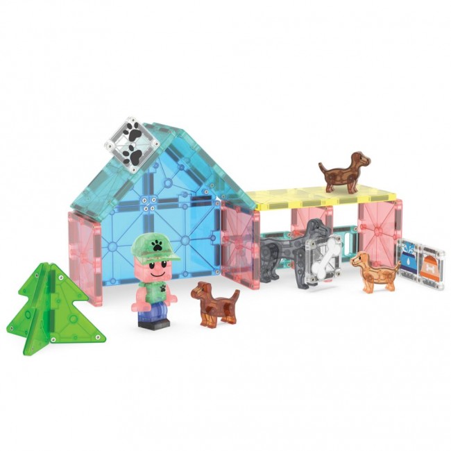 Klocki magnetyczne MAGNA-TILES - Puppy Park 27 el.