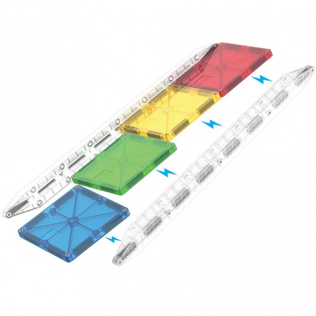Magnetyczny kulodrom MAGNA-TILES - Rail Racers 33 el.