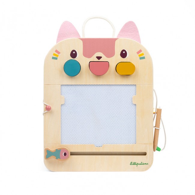 Drewniana tablica – znikopis Lilliputiens - Kotka Jeanne 18m+