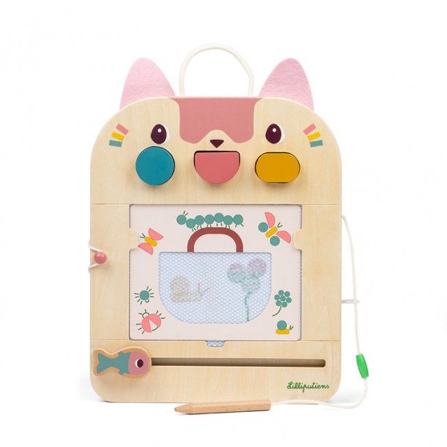 Drewniana tablica – znikopis Lilliputiens - Kotka Jeanne 18m+