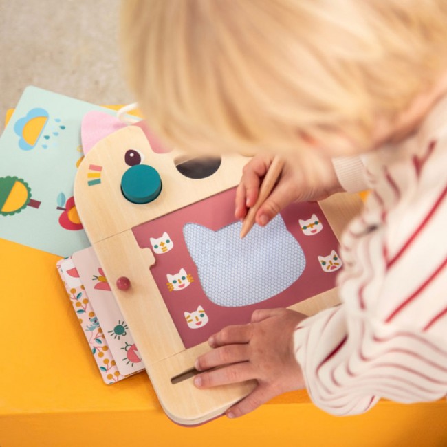 Drewniana tablica – znikopis Lilliputiens - Kotka Jeanne 18m+