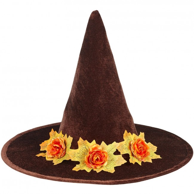 Przebranie Souza! - Sukienka tiulowa z kwiatami i kapelusz czarownica Sabrina 3-4 lata