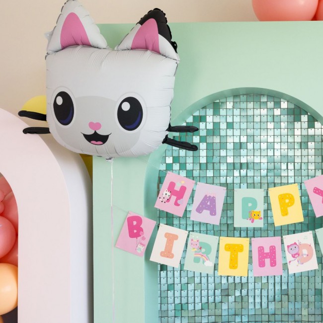 Balon foliowy Party Deco - Kiciuś Panduś 65 x 57 cm