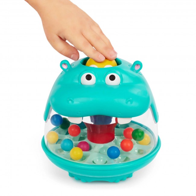 Hipopotam z wirującymi kuleczkami Battat - Party Pop Hippo