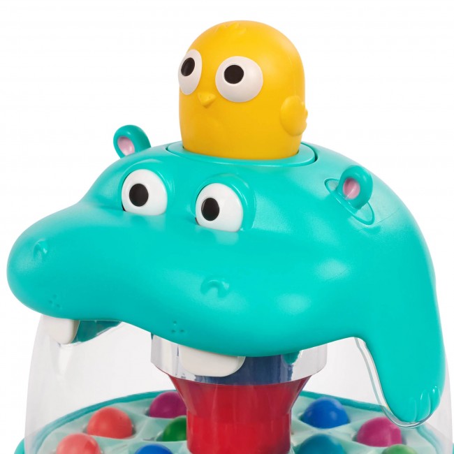 Hipopotam z wirującymi kuleczkami Battat - Party Pop Hippo