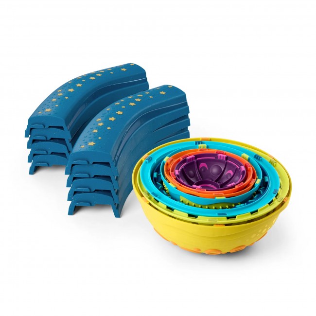 Ścieżka sensoryczna z planetami B. Toys - Planet Hopper 16 el.