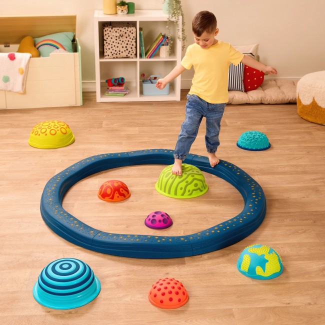 Ścieżka sensoryczna z planetami B. Toys - Planet Hopper 16 el.
