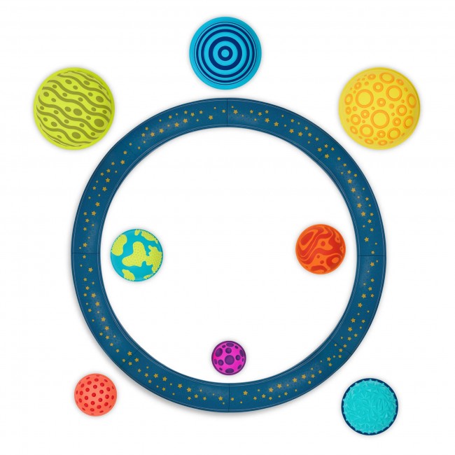 Ścieżka sensoryczna z planetami B. Toys - Planet Hopper 16 el.