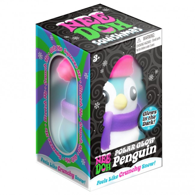 Sensoryczny gniotek Schylling - Polar Glow Penguin Needoh