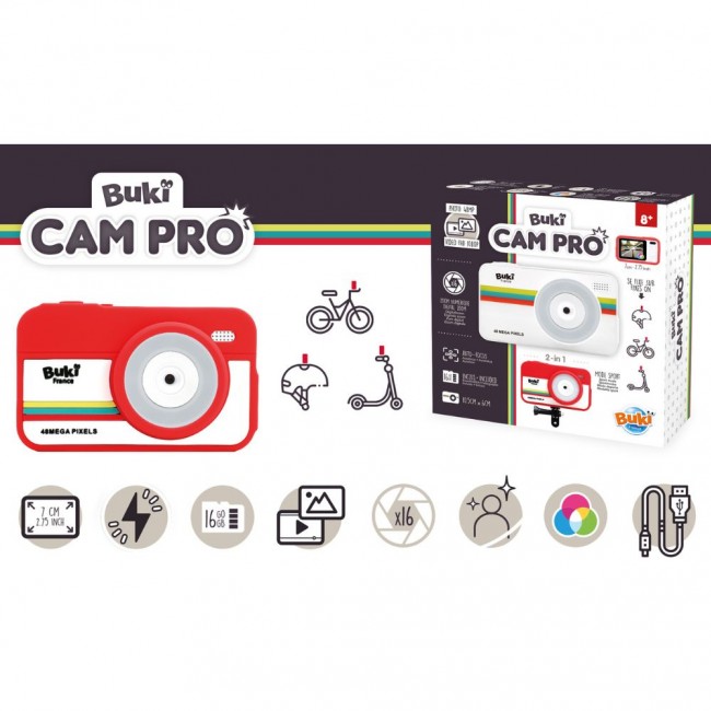 Aparat fotograficzny 2w1 CamPro Buki