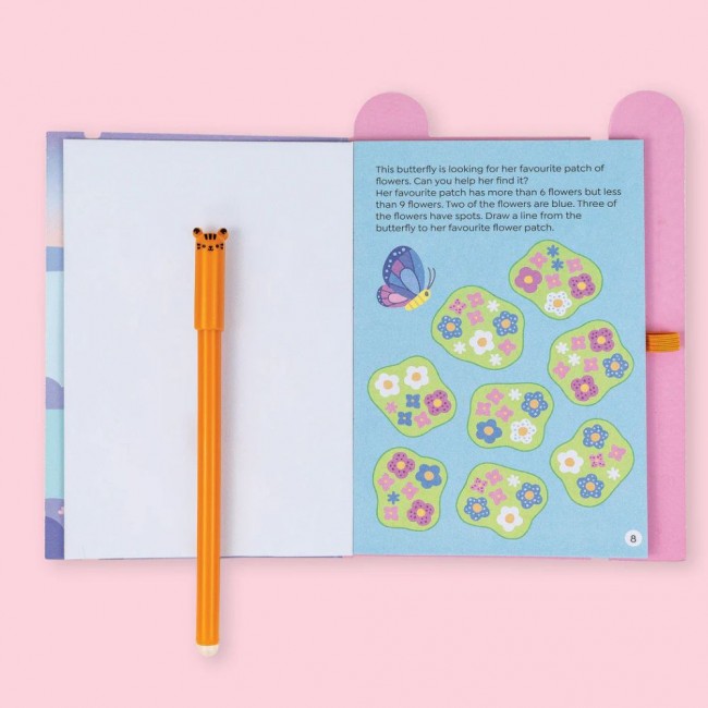 Książeczka pełna łamigłówek, labiryntów i gier Tiger Tribe - Jednorożce